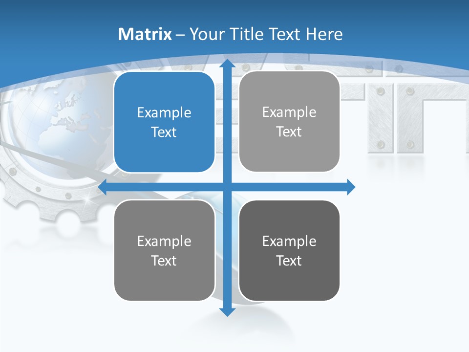 Digital Written Engine PowerPoint Template