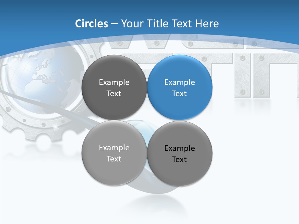 Digital Written Engine PowerPoint Template