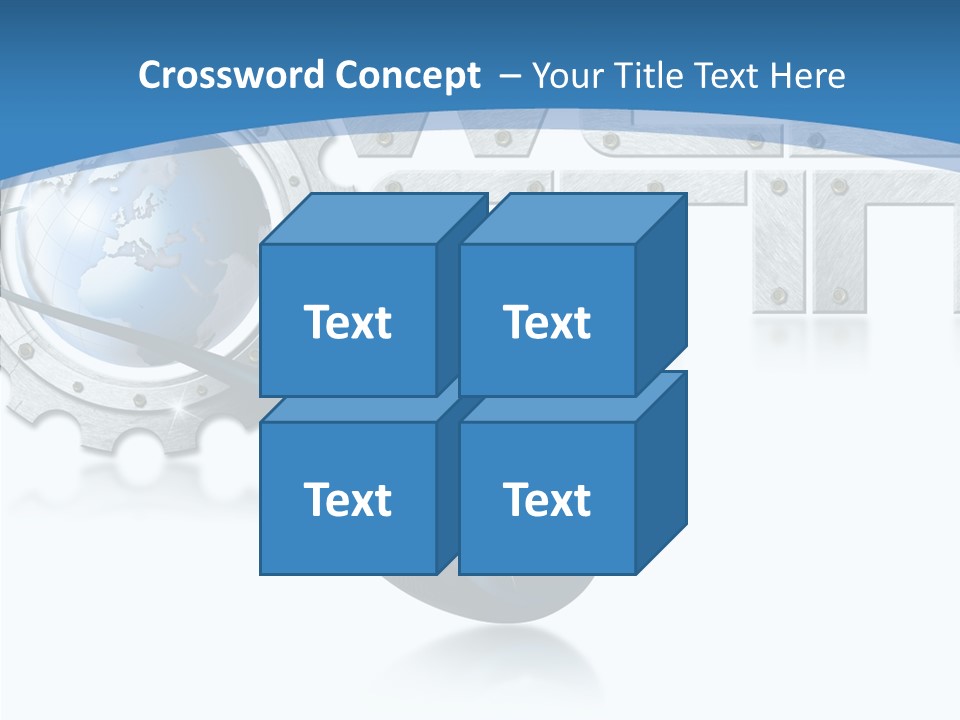 Digital Written Engine PowerPoint Template