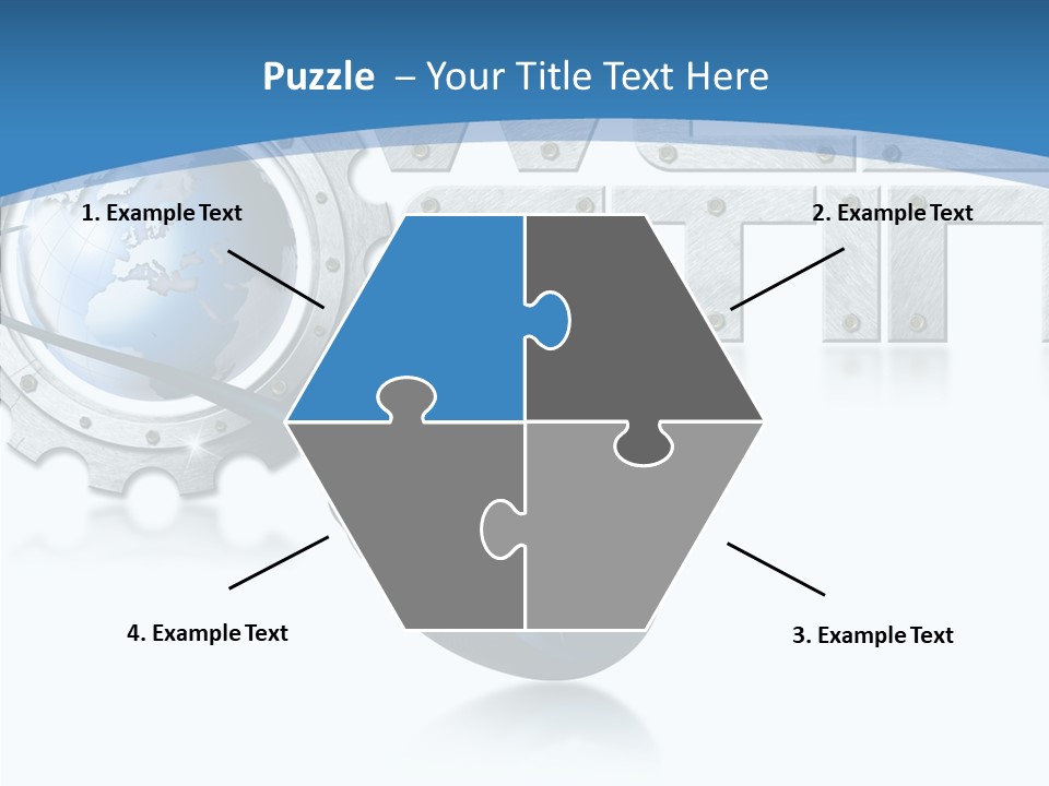 Digital Written Engine PowerPoint Template