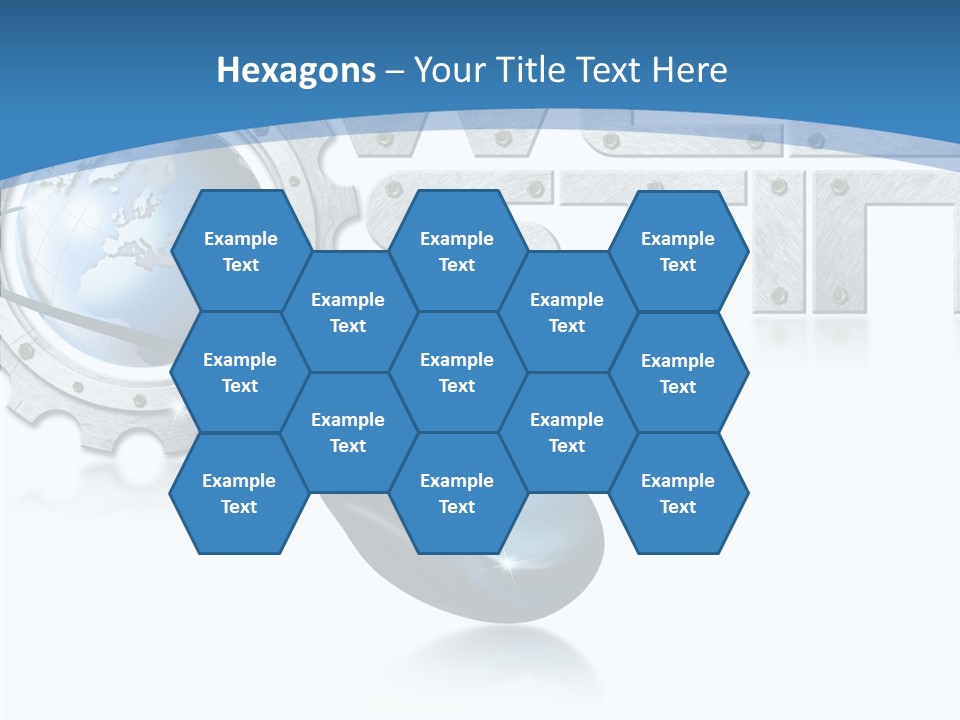 Digital Written Engine PowerPoint Template