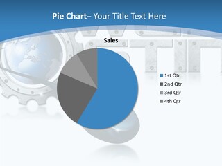 Digital Written Engine PowerPoint Template