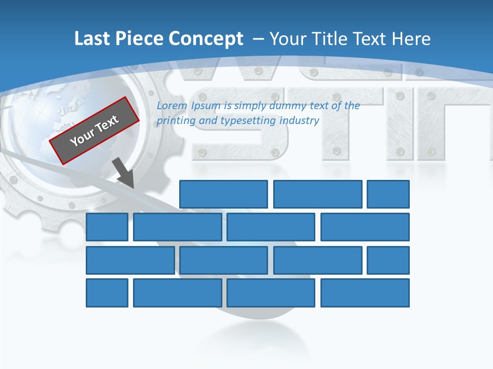Digital Written Engine PowerPoint Template