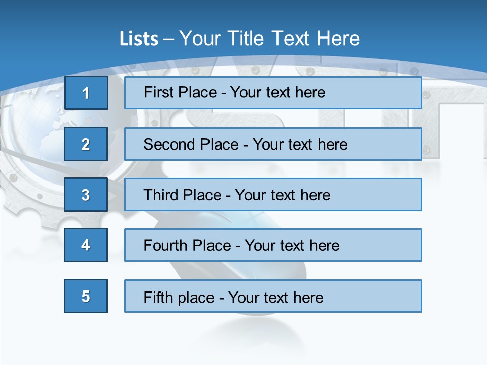 Digital Written Engine PowerPoint Template