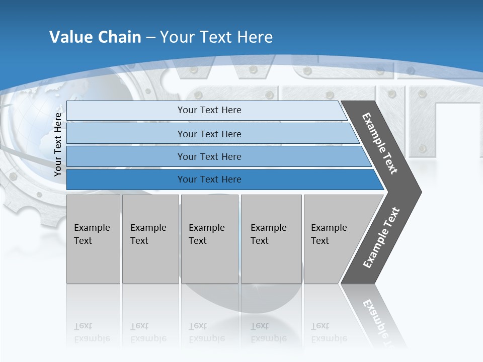 Digital Written Engine PowerPoint Template