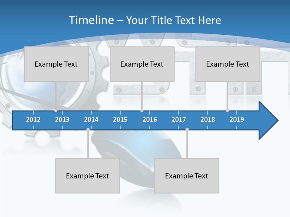 Digital Written Engine PowerPoint Template
