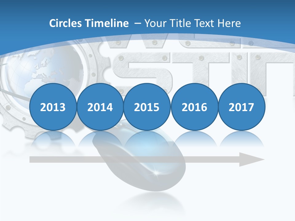 Digital Written Engine PowerPoint Template