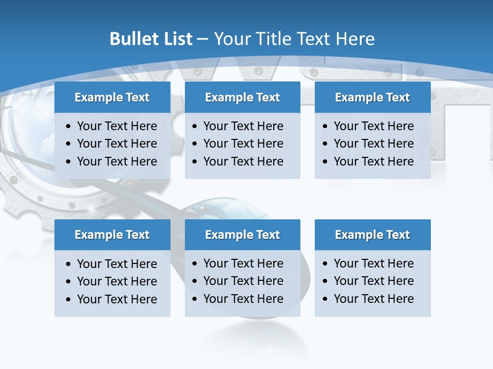 Digital Written Engine PowerPoint Template