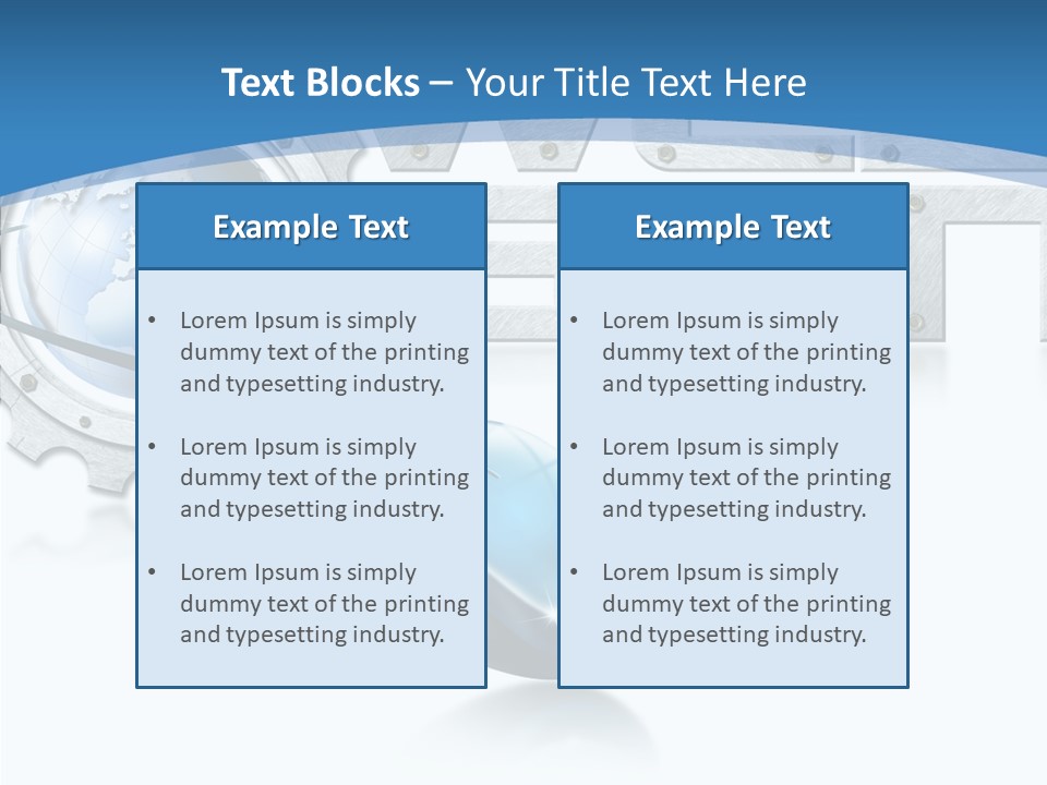 Digital Written Engine PowerPoint Template