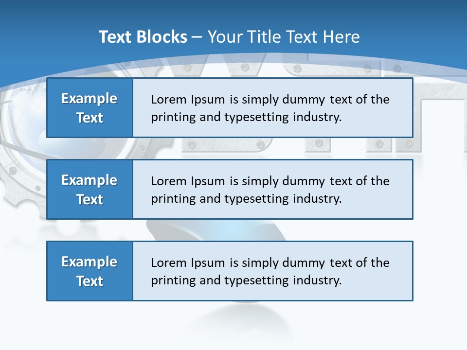 Digital Written Engine PowerPoint Template