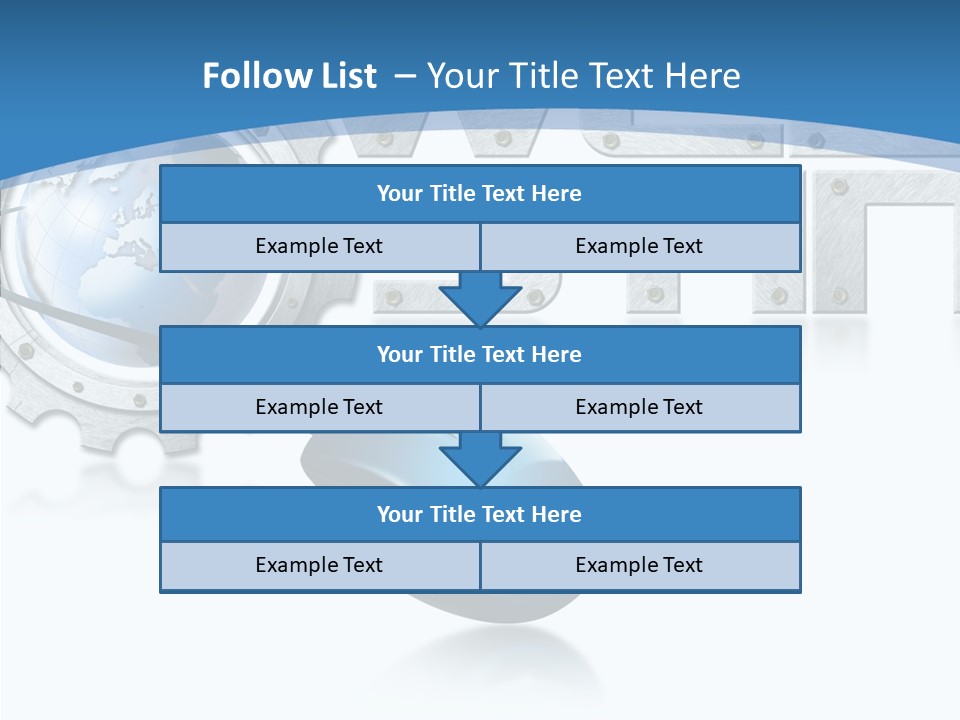 Digital Written Engine PowerPoint Template