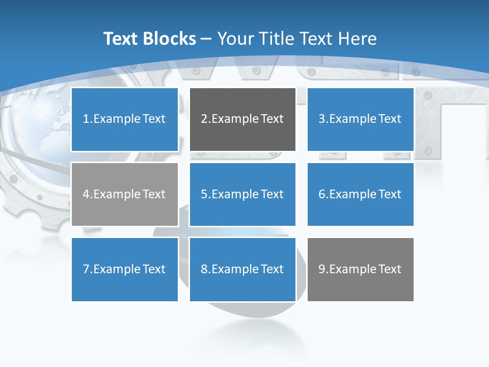 Digital Written Engine PowerPoint Template