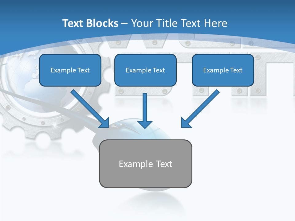 Digital Written Engine PowerPoint Template