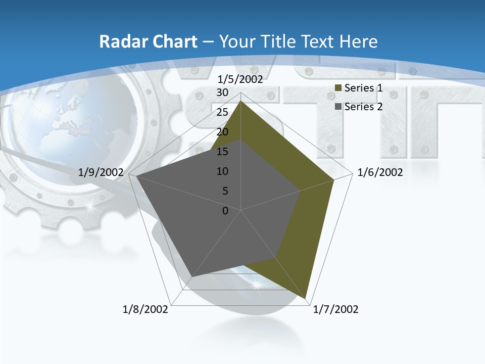 Digital Written Engine PowerPoint Template