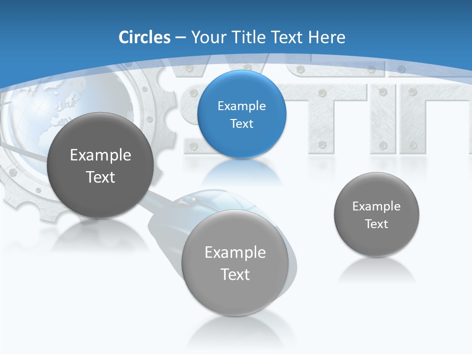 Digital Written Engine PowerPoint Template