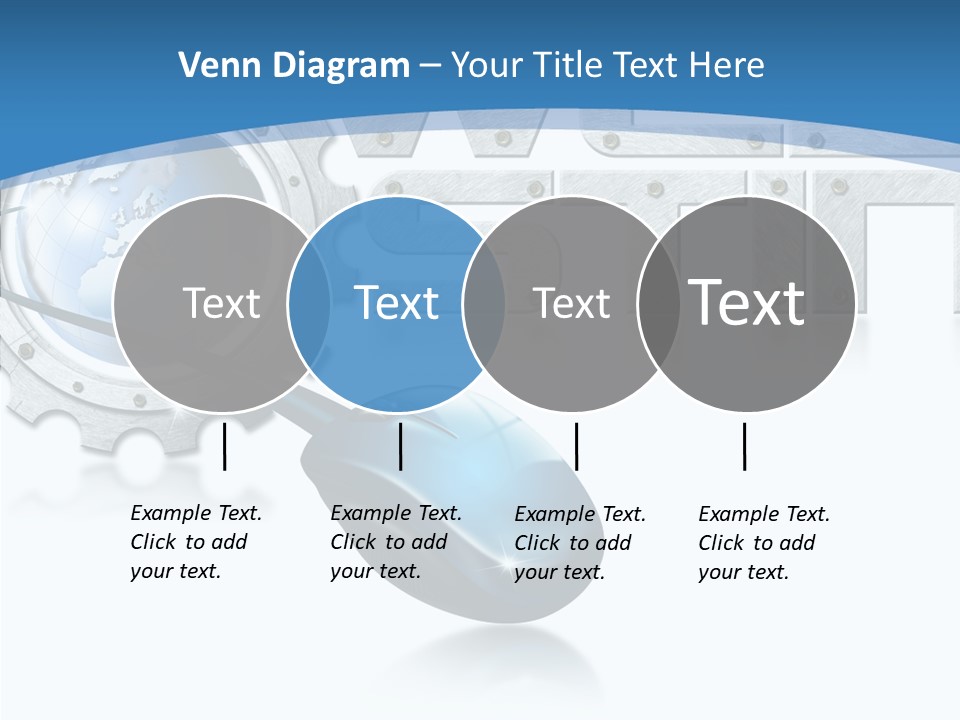 Digital Written Engine PowerPoint Template