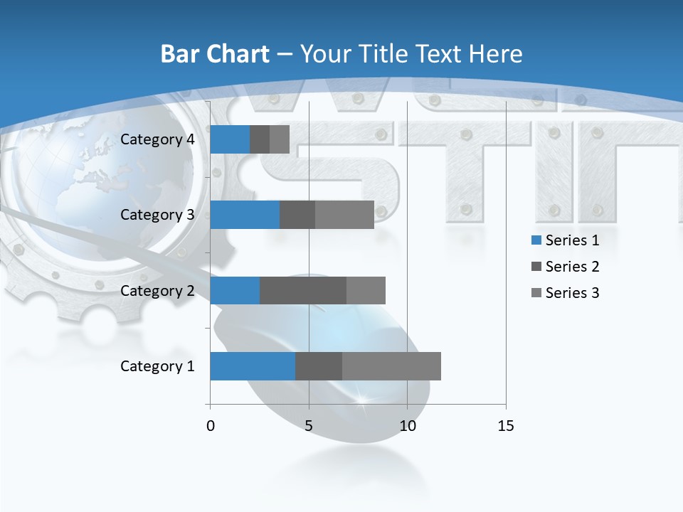 Digital Written Engine PowerPoint Template