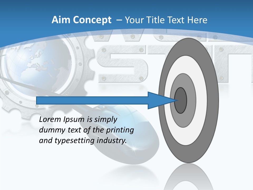 Digital Written Engine PowerPoint Template