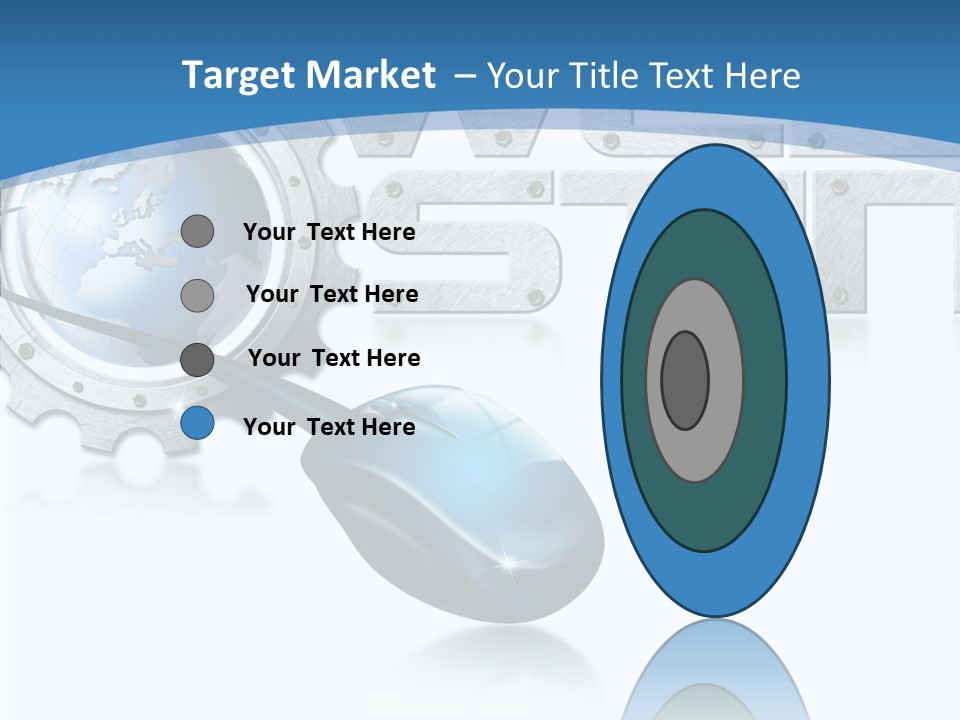 Digital Written Engine PowerPoint Template