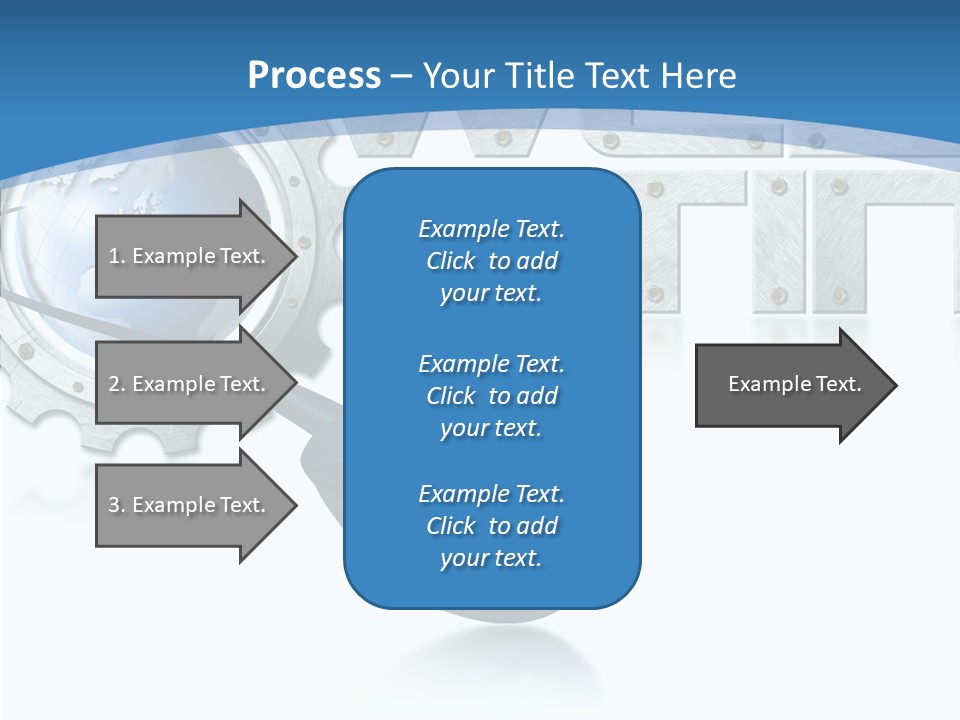Digital Written Engine PowerPoint Template