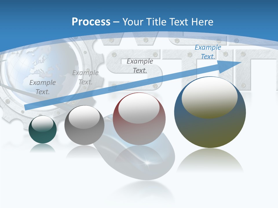 Digital Written Engine PowerPoint Template