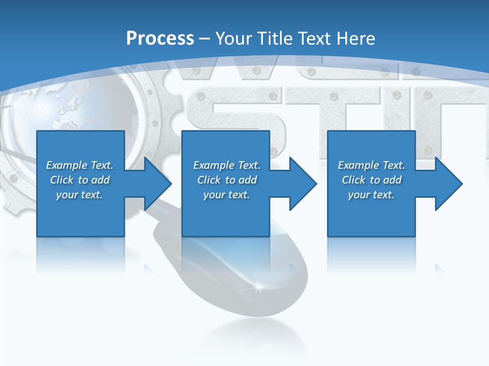 Digital Written Engine PowerPoint Template