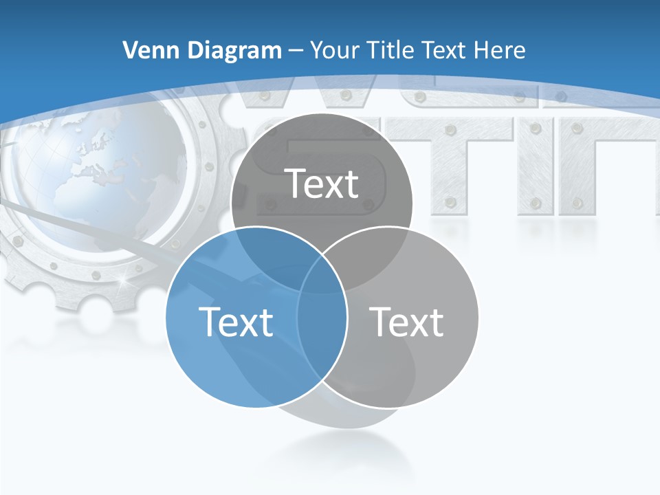 Digital Written Engine PowerPoint Template