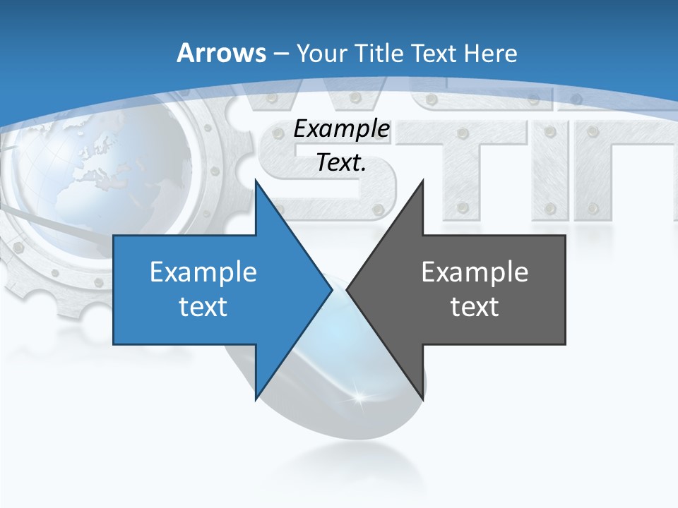 Digital Written Engine PowerPoint Template