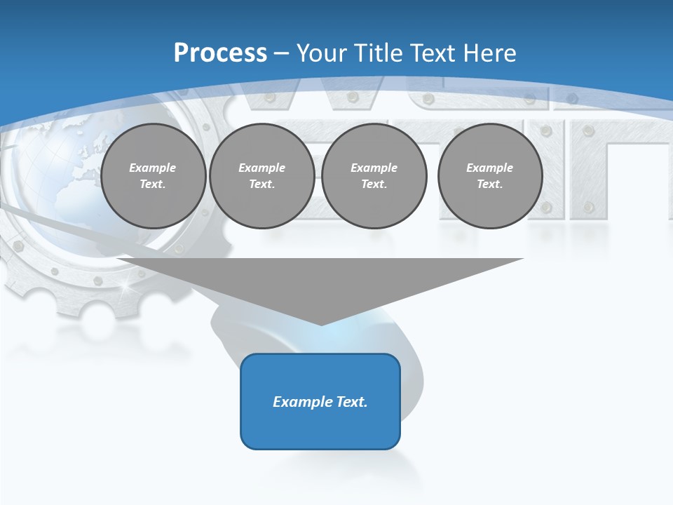Digital Written Engine PowerPoint Template