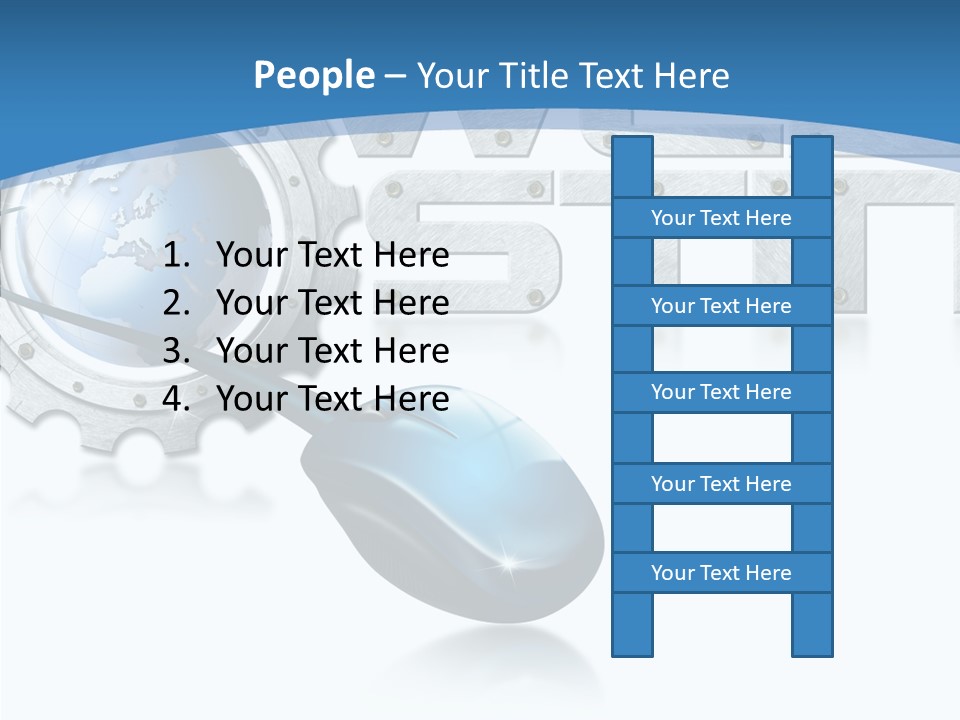 Digital Written Engine PowerPoint Template