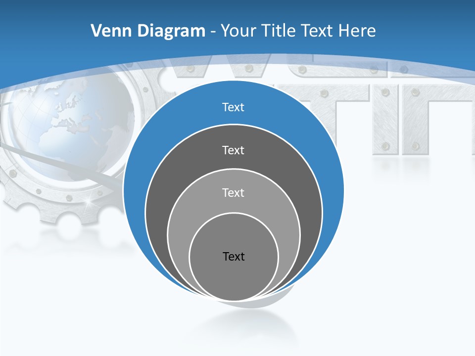 Digital Written Engine PowerPoint Template