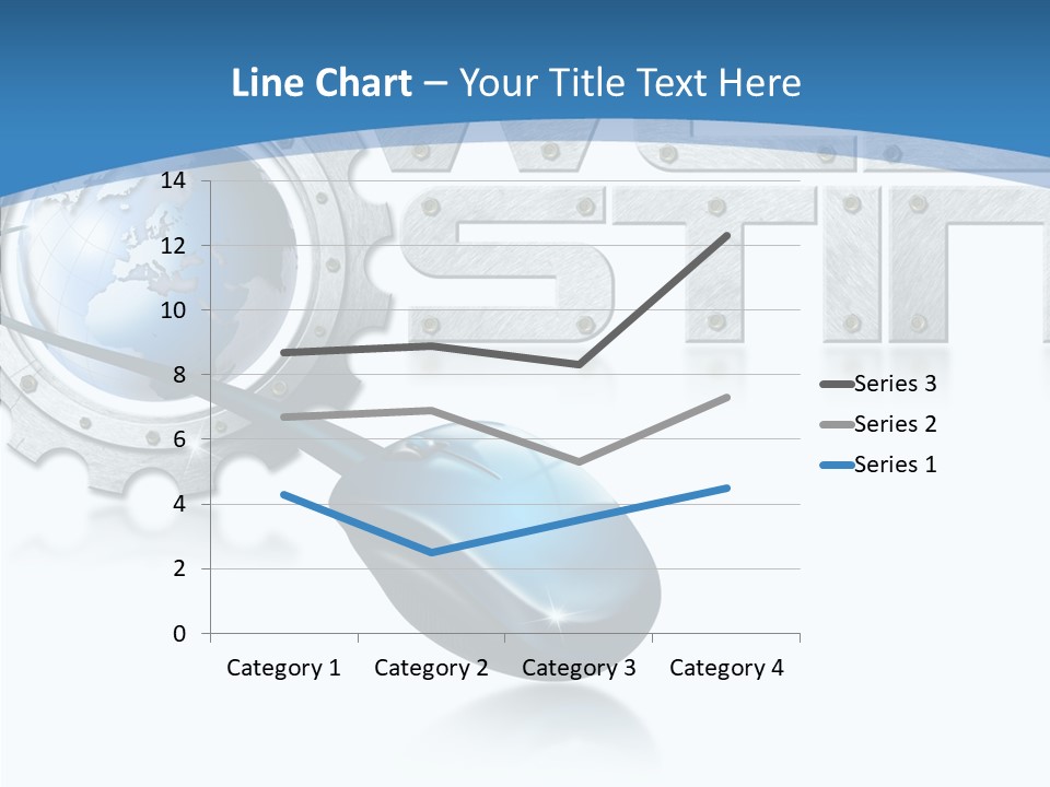 Digital Written Engine PowerPoint Template