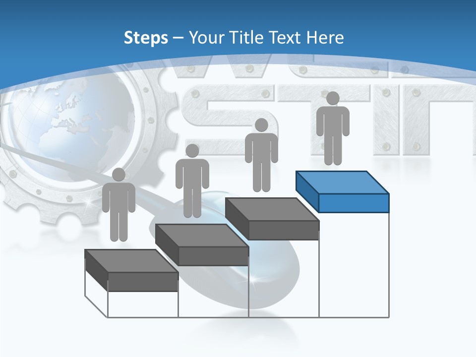 Digital Written Engine PowerPoint Template