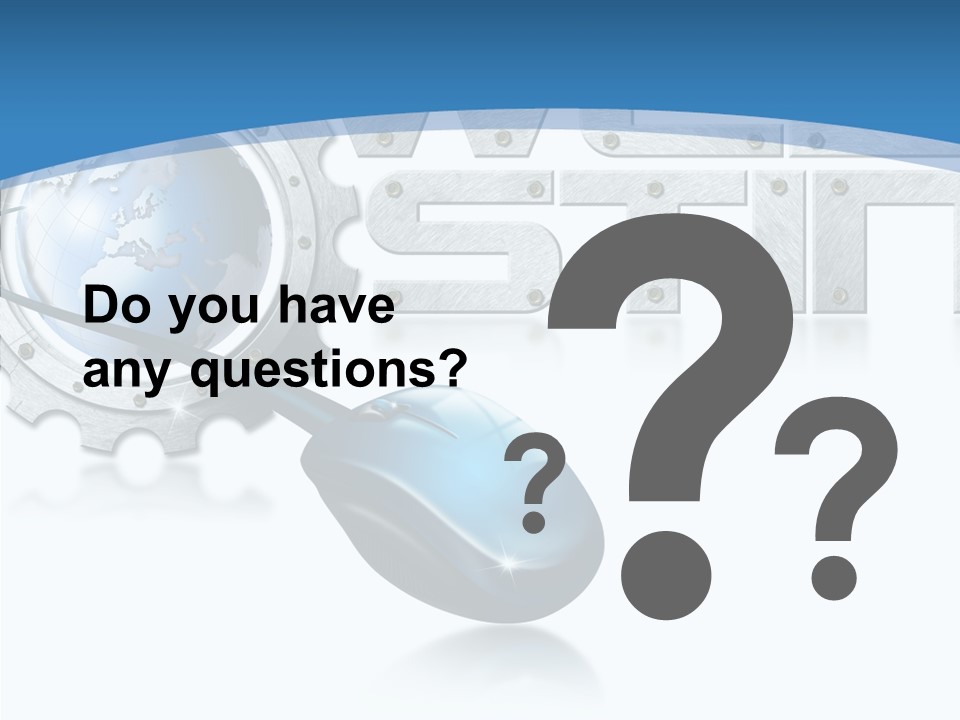 Digital Written Engine PowerPoint Template