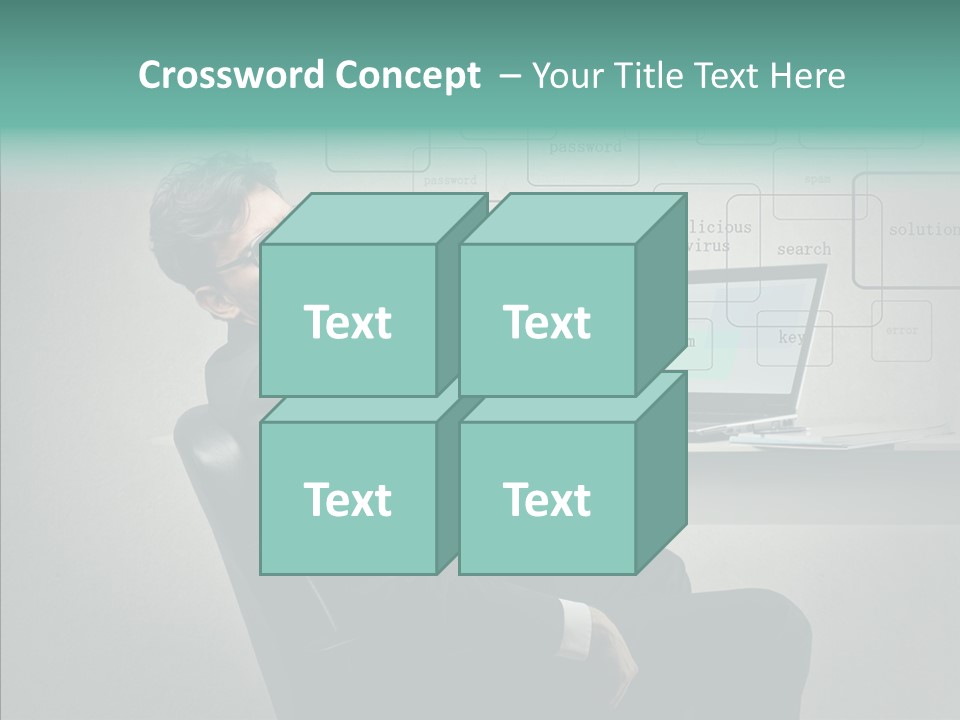 Weariness Man Boredom PowerPoint Template