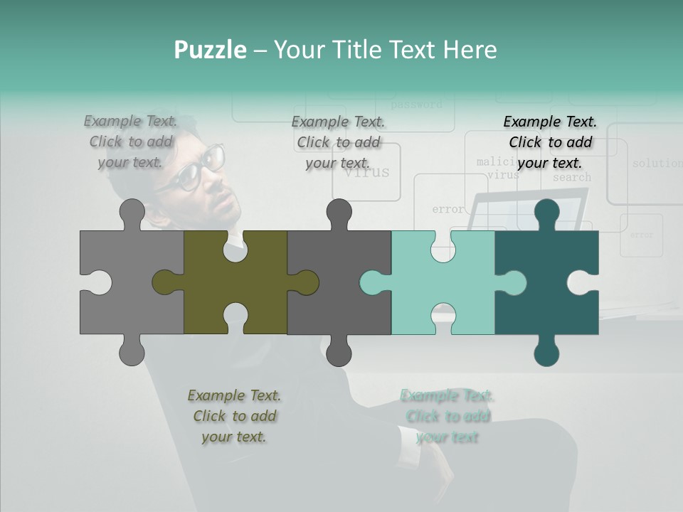 Weariness Man Boredom PowerPoint Template