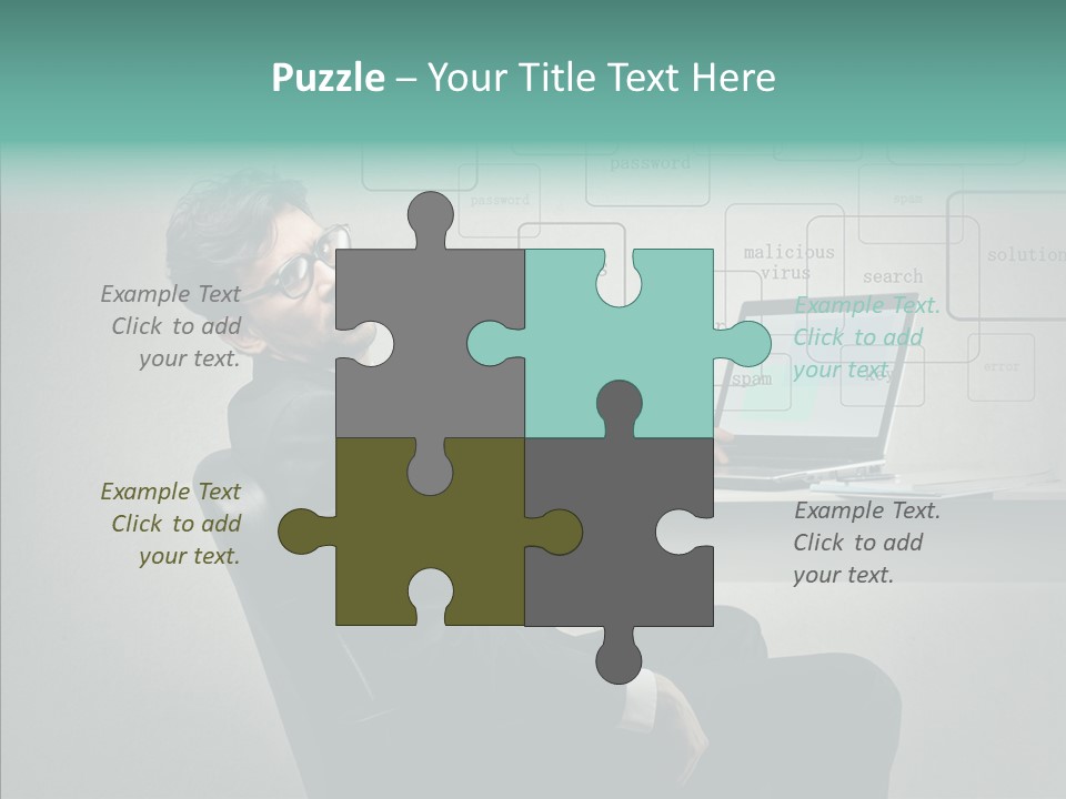 Weariness Man Boredom PowerPoint Template