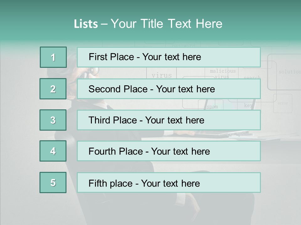 Weariness Man Boredom PowerPoint Template