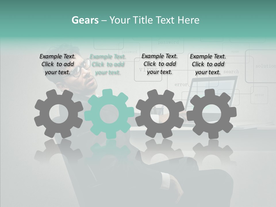 Weariness Man Boredom PowerPoint Template