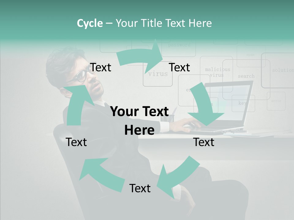 Weariness Man Boredom PowerPoint Template