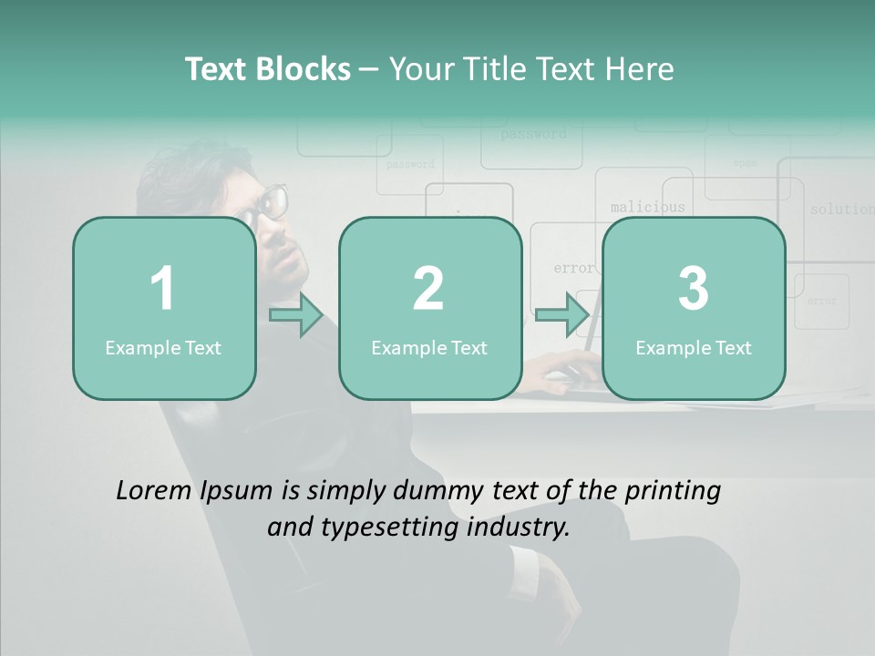 Weariness Man Boredom PowerPoint Template