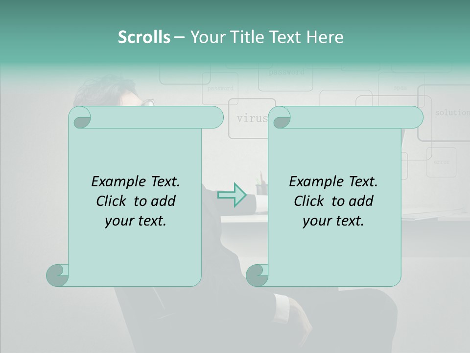 Weariness Man Boredom PowerPoint Template