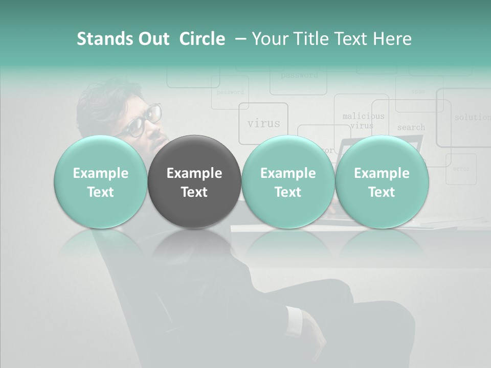 Weariness Man Boredom PowerPoint Template