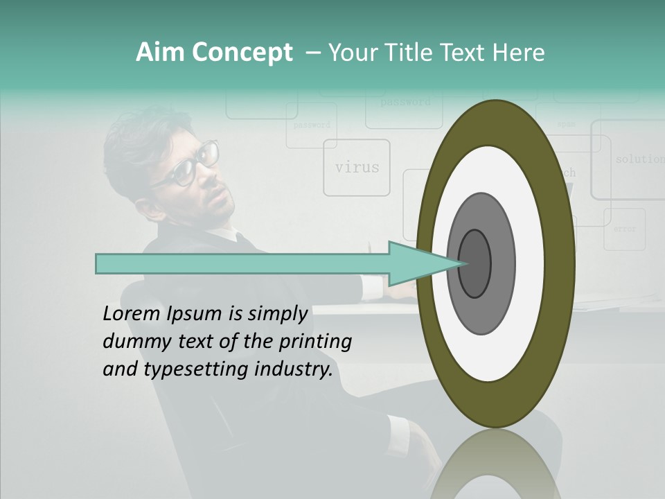 Weariness Man Boredom PowerPoint Template