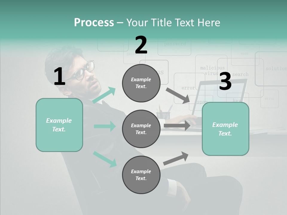 Weariness Man Boredom PowerPoint Template