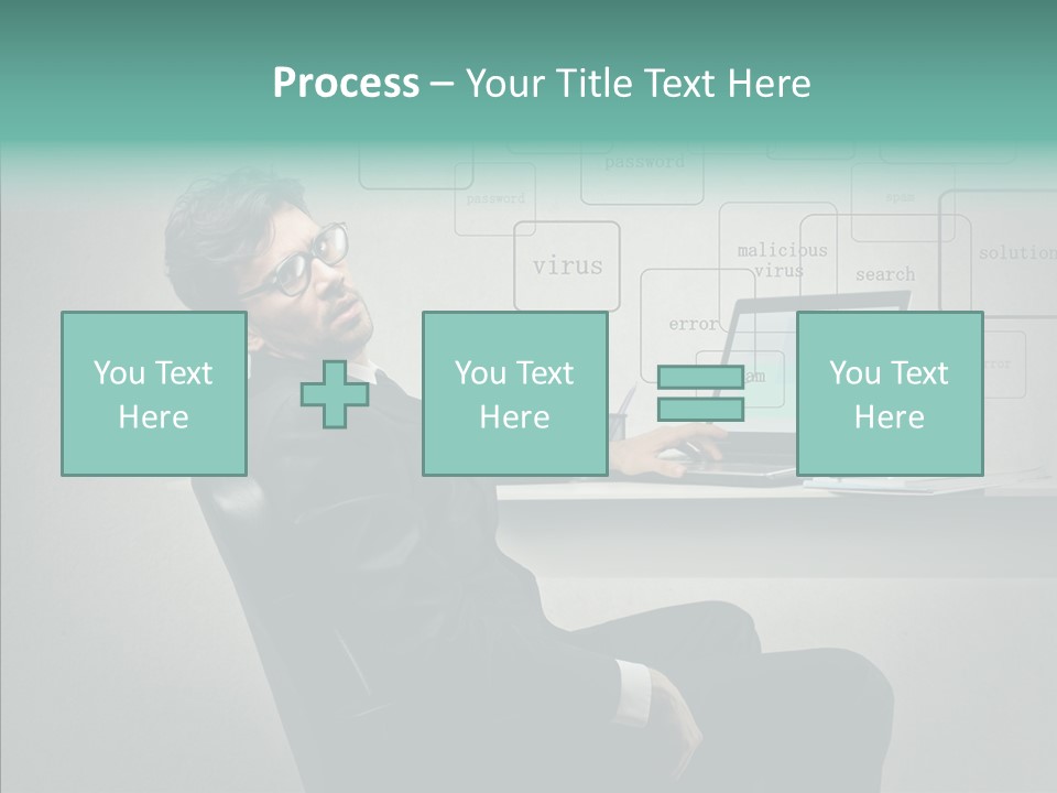 Weariness Man Boredom PowerPoint Template