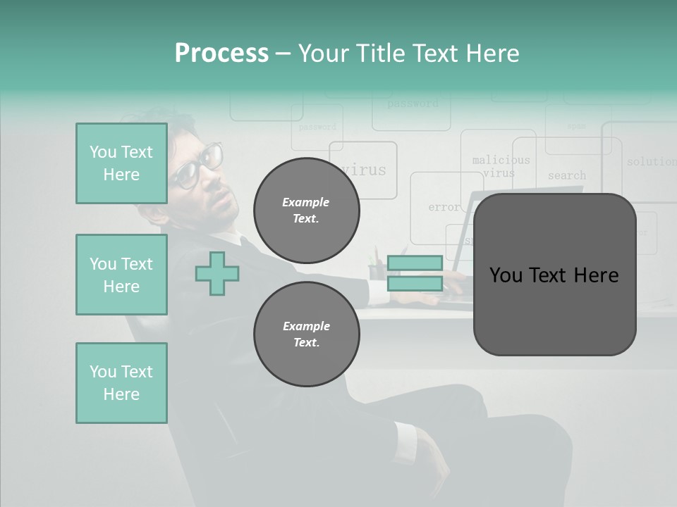 Weariness Man Boredom PowerPoint Template