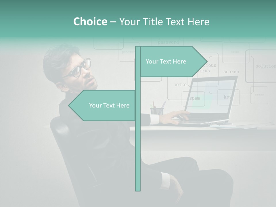 Weariness Man Boredom PowerPoint Template