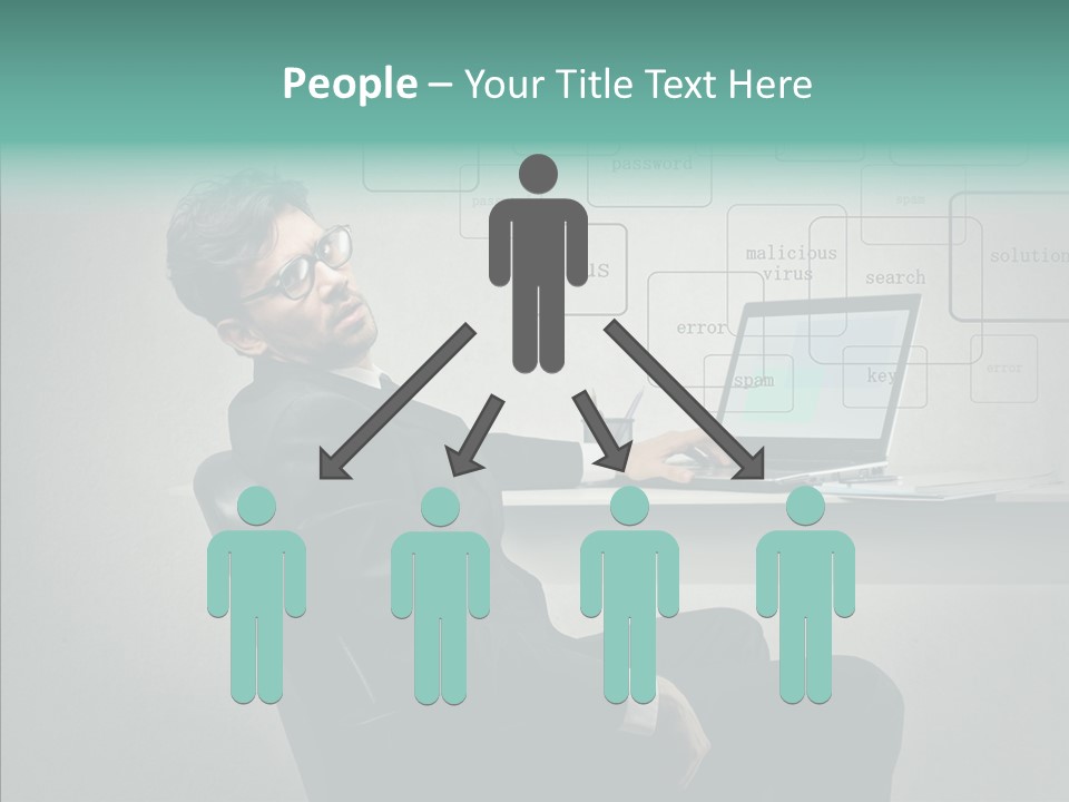 Weariness Man Boredom PowerPoint Template