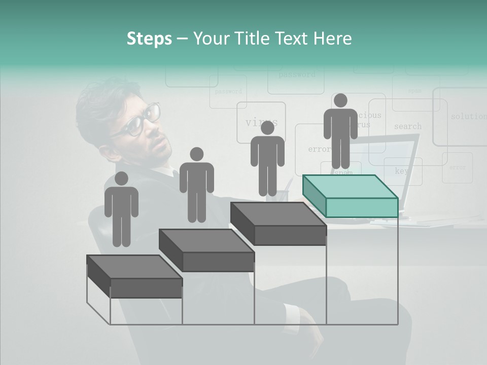 Weariness Man Boredom PowerPoint Template